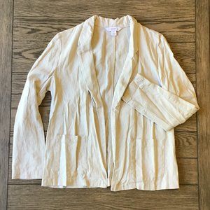 Old Navy Linen-Blend Blazer - Natural
